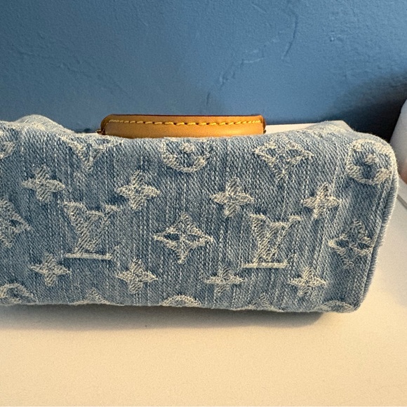 Louis Vuitton Speedy Nano Monogram Denim Sky Blue Limited Edition. - Picture 6 of 15